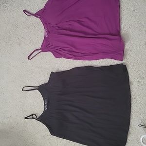 3) Bra Tops with adjustable shoulder straps